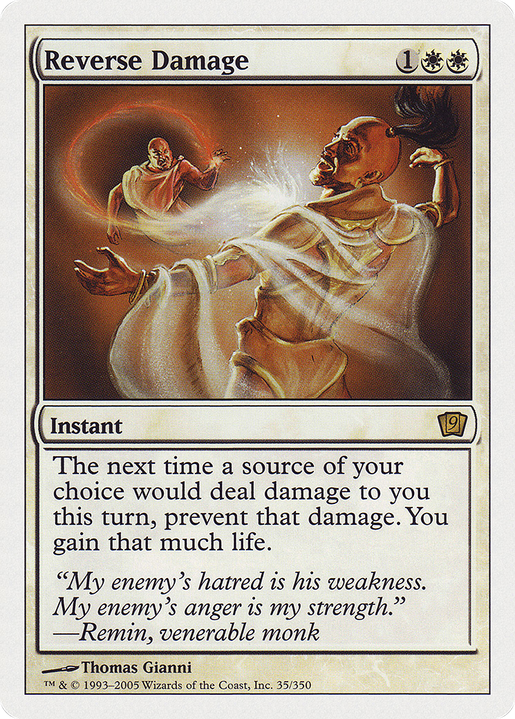 Reverse Damage (9ED-035) [9th Edition] MTG Single Wizards of the Coast