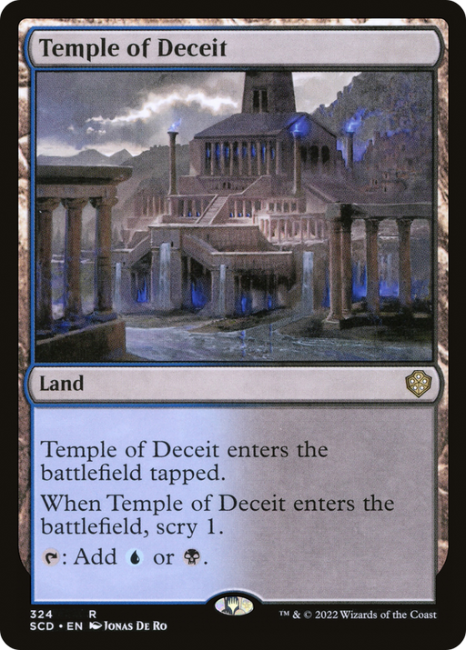 Temple of Deceit (SCD-324) [Starter Commander Decks] MTG Single Wizards of the Coast