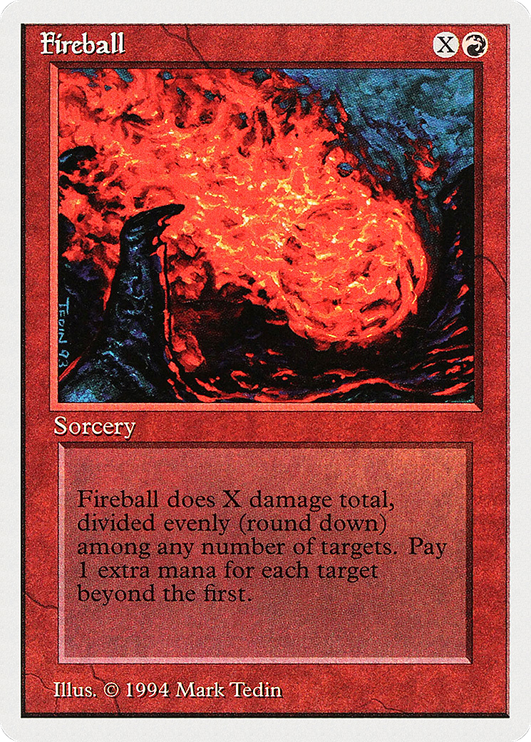 Fireball (SUM-150) [Misc] Summer Magic / Edgar MTG Single Wizards of the Coast
