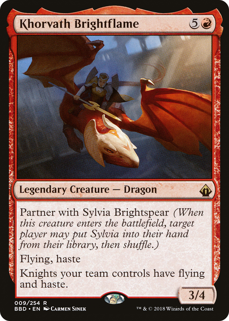Khorvath Brightflame (BBD-009) [Battlebond] MTG Single Wizards of the Coast