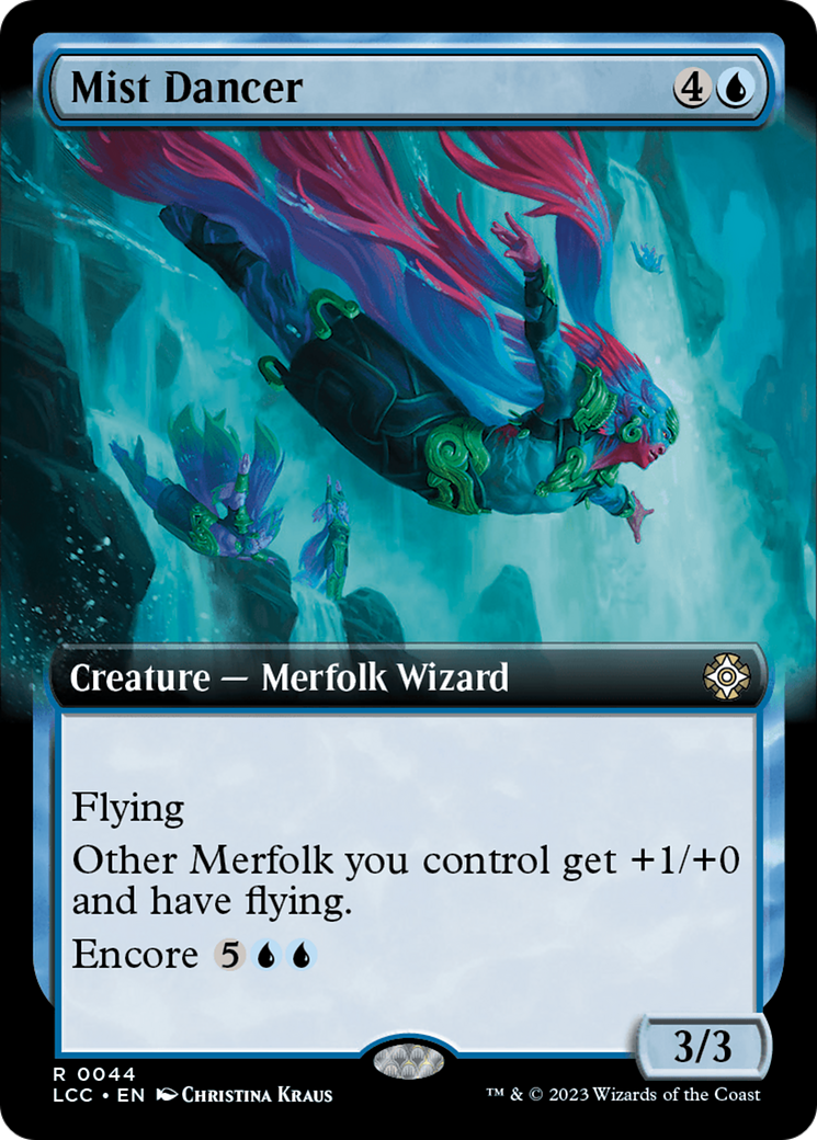 Mist Dancer (LCC-044) [The Lost Caverns of Ixalan Commander] (Extended Art) MTG Single Wizards of the Coast