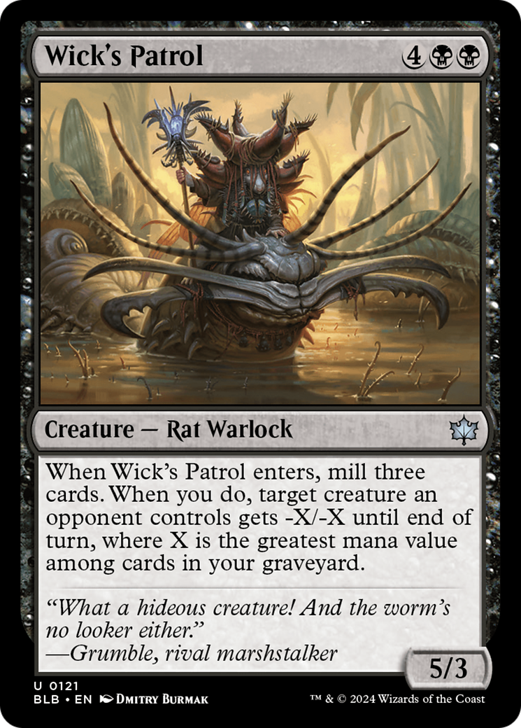Wick's Patrol (BLB-121) [Bloomburrow] MTG Single Wizards of the Coast