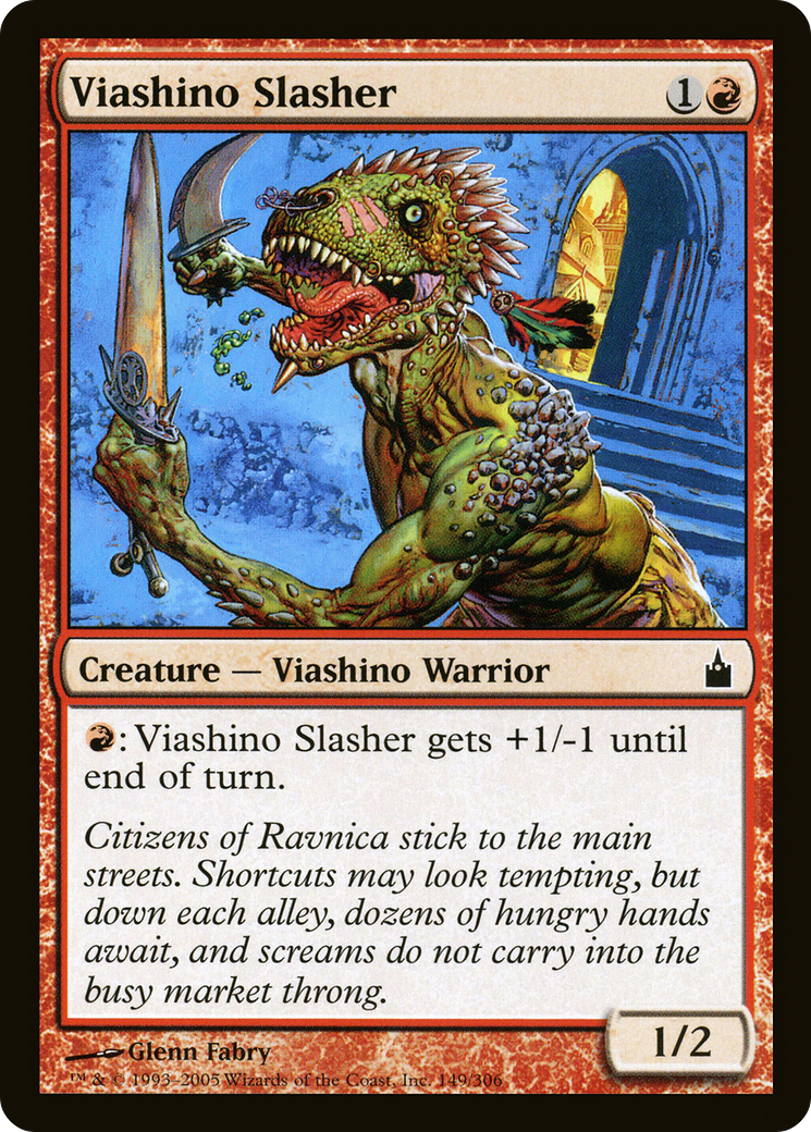 Viashino Slasher (RAV-149) [Ravnica: City of Guilds] Foil MTG Single Wizards of the Coast