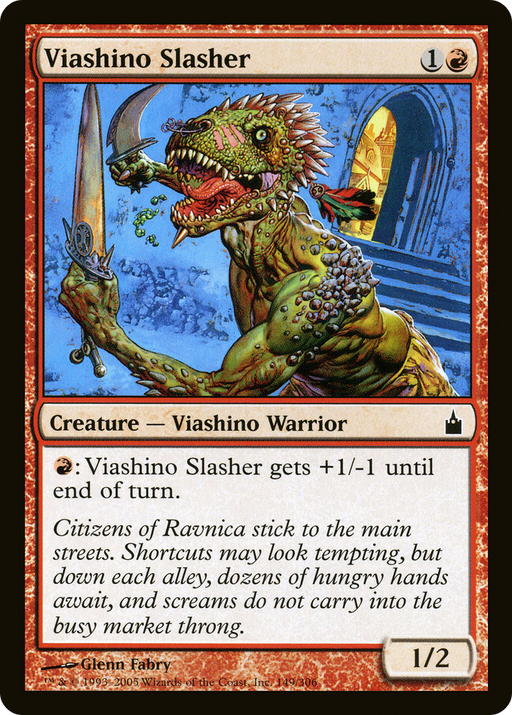 Viashino Slasher (RAV-149) [Ravnica: City of Guilds] Foil MTG Single Wizards of the Coast