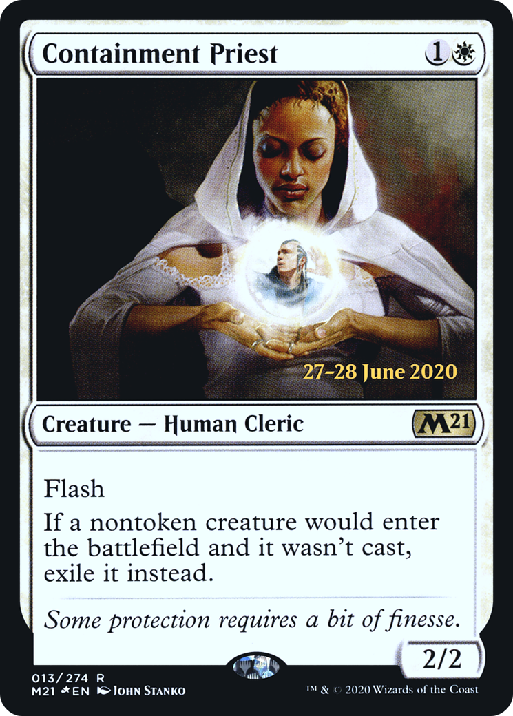Containment Priest (PRE-013) [Core Set 2021 Promos] Foil MTG Single Wizards of the Coast