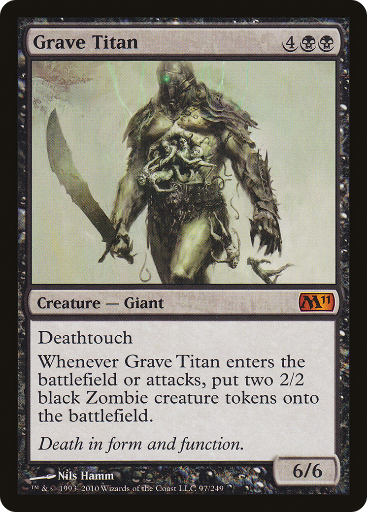 Grave Titan (M11-097) [Magic 2011] MTG Single Wizards of the Coast