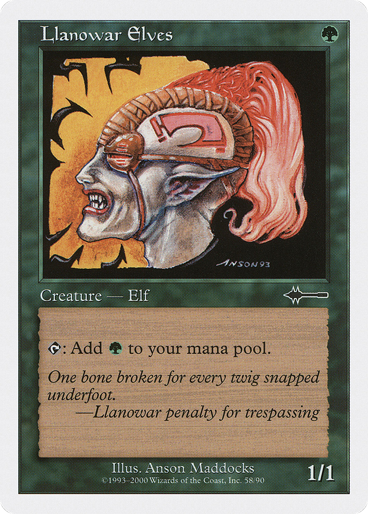 Llanowar Elves (BTD-058) [Misc] Beatdown Box Set MTG Single Wizards of the Coast