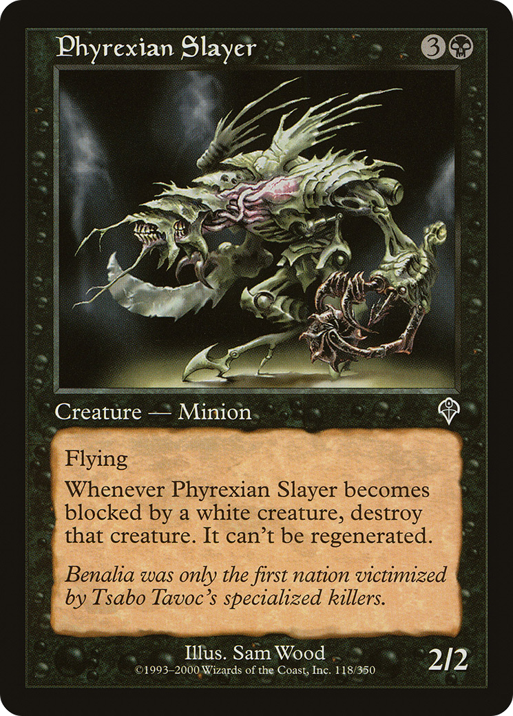 Phyrexian Slayer (INV-118) [Invasion] Foil MTG Single Wizards of the Coast