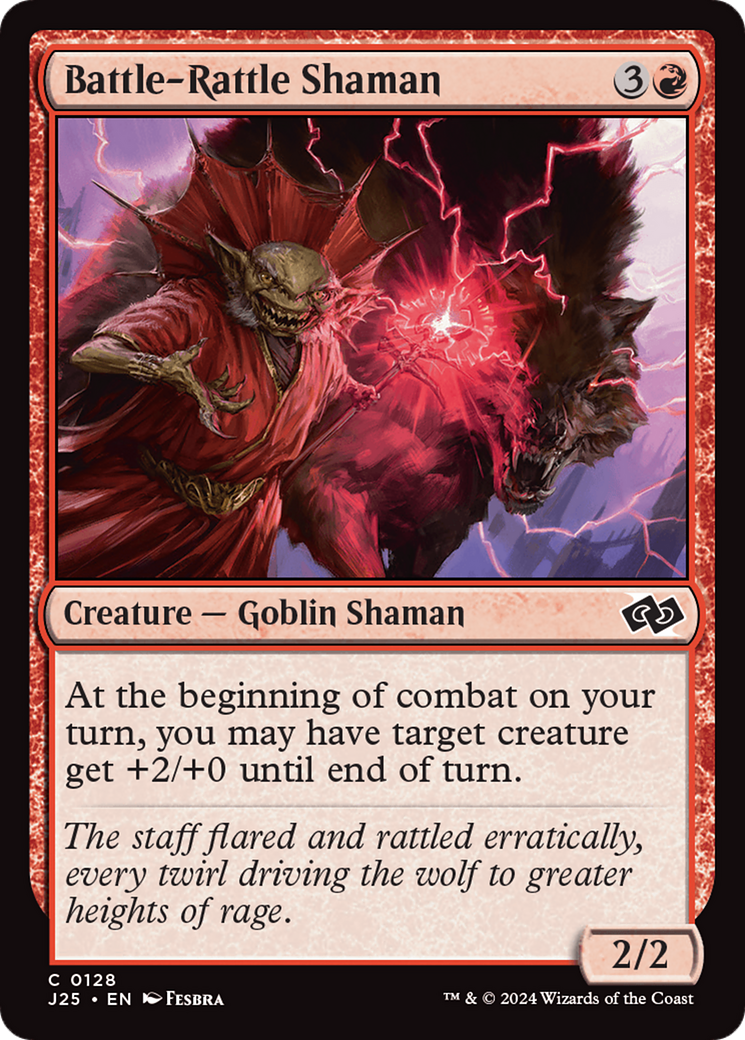 Battle-Rattle Shaman (J25-128) [Foundations Jumpstart] MTG Single Wizards of the Coast