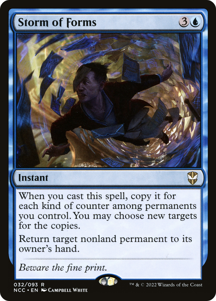 Storm of Forms (NCC-032) [New Capenna Commander] MTG Single Wizards of the Coast