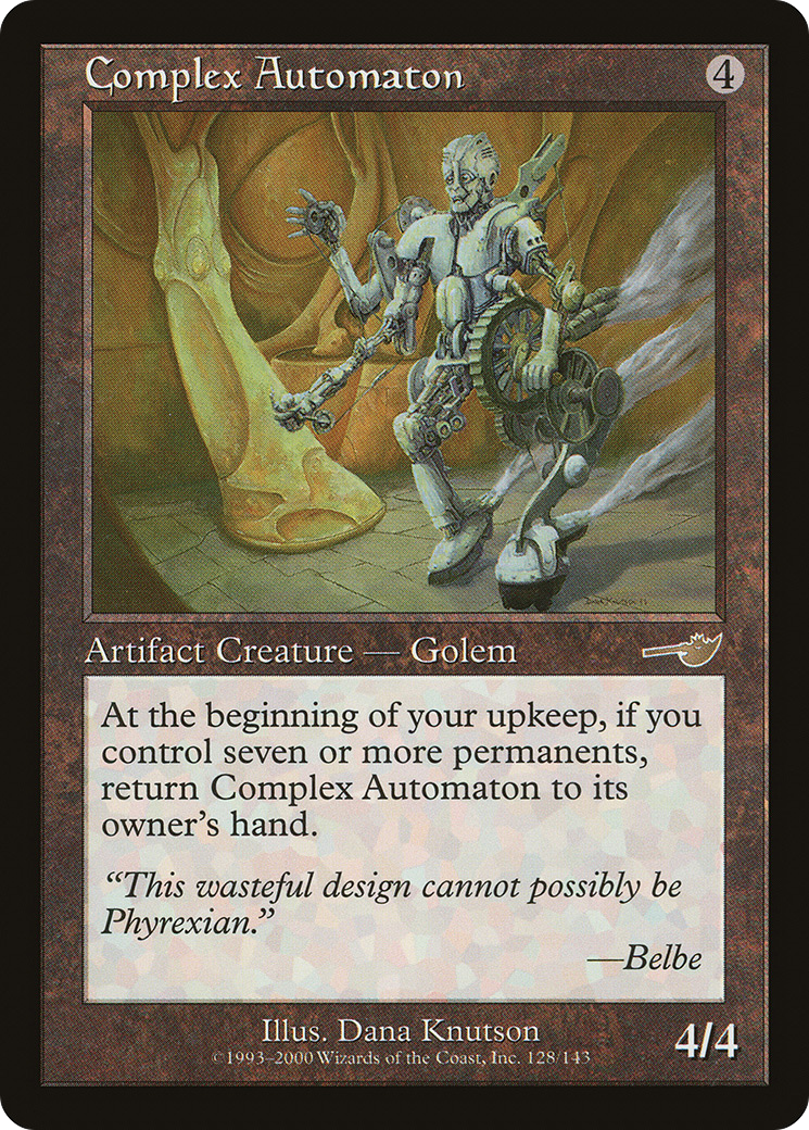 Complex Automaton (NMS-128) [Nemesis] MTG Single Wizards of the Coast