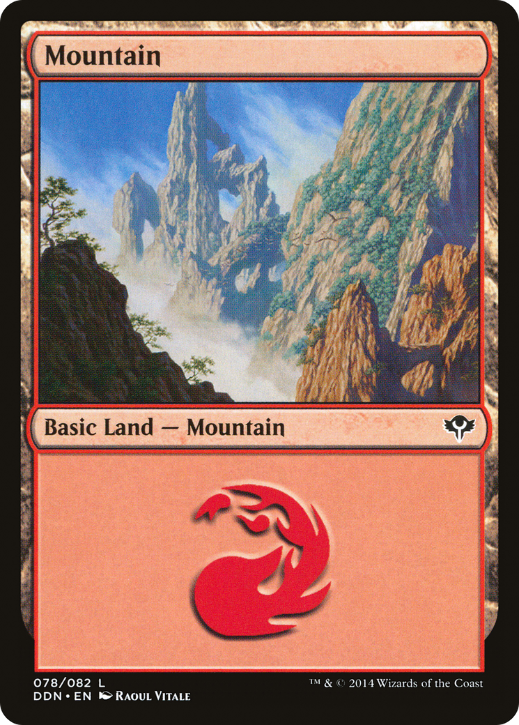 Mountain (078) (DDN-078) [Misc] Duel Decks: Speed vs. Cunning MTG Single Wizards of the Coast