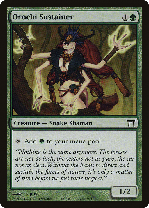 Orochi Sustainer (CHK-236) [Champions of Kamigawa] MTG Single Wizards of the Coast