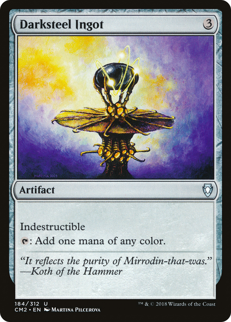 Darksteel Ingot (CM2-184) [Commander Anthology Volume II] MTG Single Wizards of the Coast