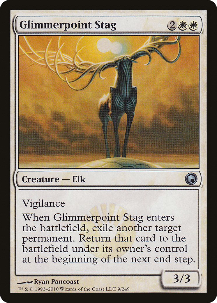 Glimmerpoint Stag (SOM-009) [Scars of Mirrodin] Foil MTG Single Wizards of the Coast