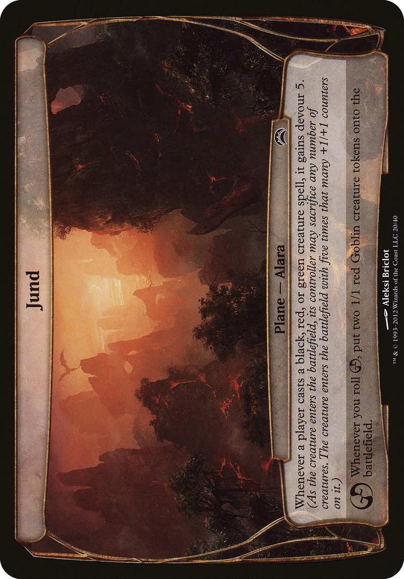Jund (Planechase 2012) (OVER-020) [Oversized] Planechase 2012 Planes MTG Single Wizards of the Coast