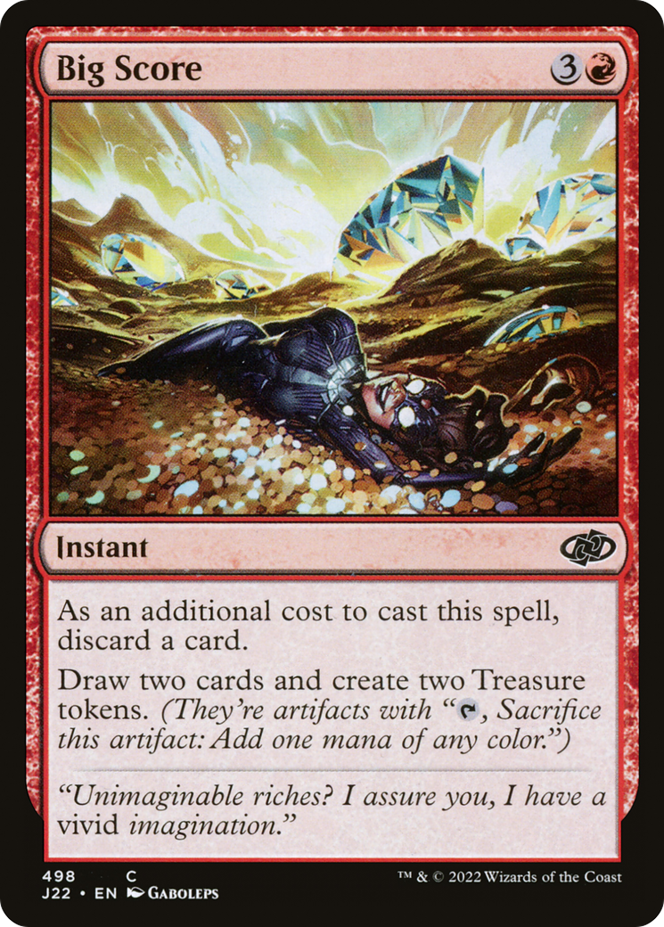 Big Score (J22-498) [Jumpstart 2022] MTG Single Wizards of the Coast