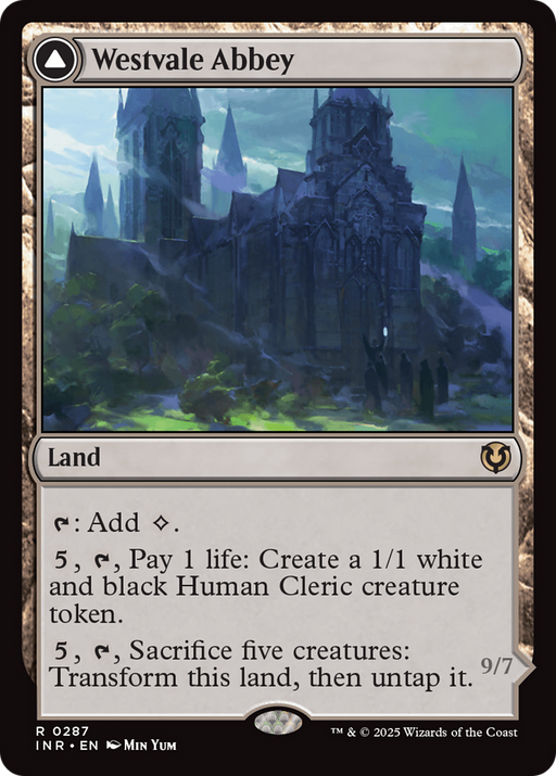 Westvale Abbey (INR-287) [Innistrad Remastered] Foil MTG Single Wizards of the Coast