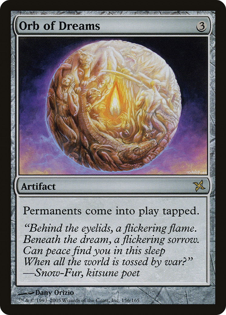 Orb of Dreams (BOK-156) [Betrayers of Kamigawa] Foil MTG Single Wizards of the Coast