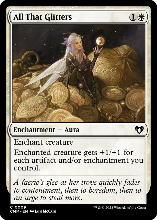 All That Glitters (CMM-009) [Commander Masters] Foil MTG Single Wizards of the Coast