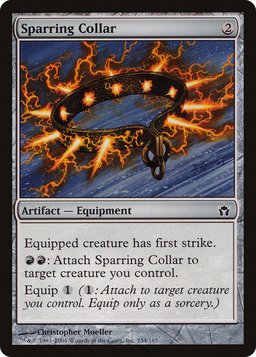 Sparring Collar (5DN-154) [Fifth Dawn] MTG Single Wizards of the Coast