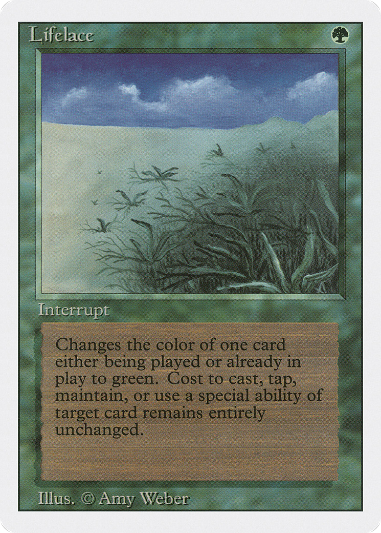 Lifelace (3ED-208) [Revised Edition] MTG Single Wizards of the Coast