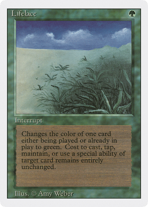 Lifelace (3ED-208) [Revised Edition] MTG Single Wizards of the Coast