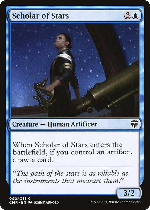 Scholar of Stars (CMR-092) [Commander Legends] MTG Single Wizards of the Coast
