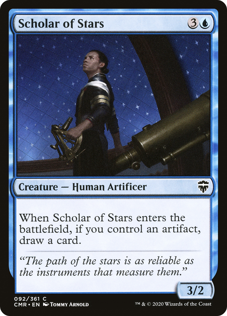 Scholar of Stars (CMR-092) [Commander Legends] Foil MTG Single Wizards of the Coast