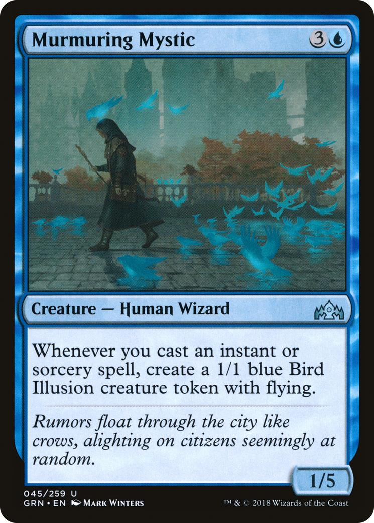 Murmuring Mystic (GRN-045) [Guilds of Ravnica] MTG Single Wizards of the Coast