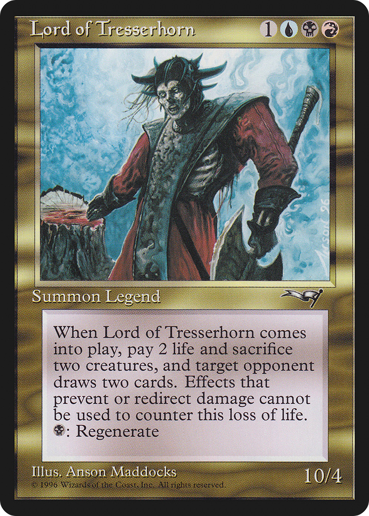 Lord of Tresserhorn (ALL-112) [Alliances] MTG Single Wizards of the Coast