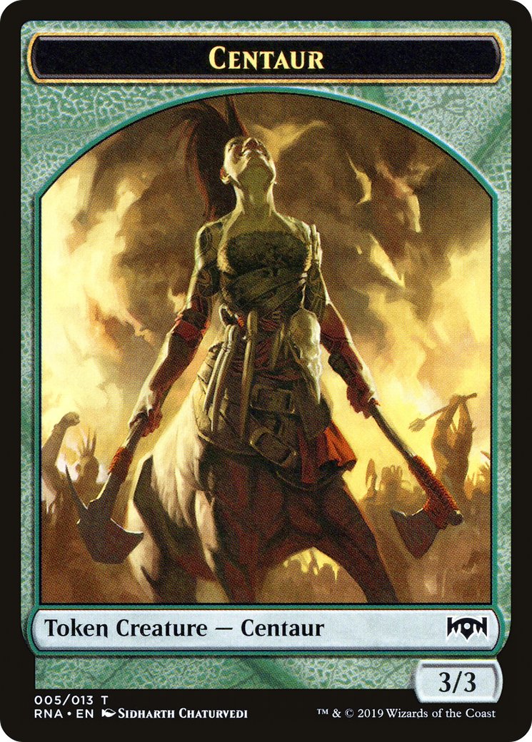 Centaur Token (RNA-005) [Tokens] Ravnica Allegiance Tokens MTG Single Wizards of the Coast