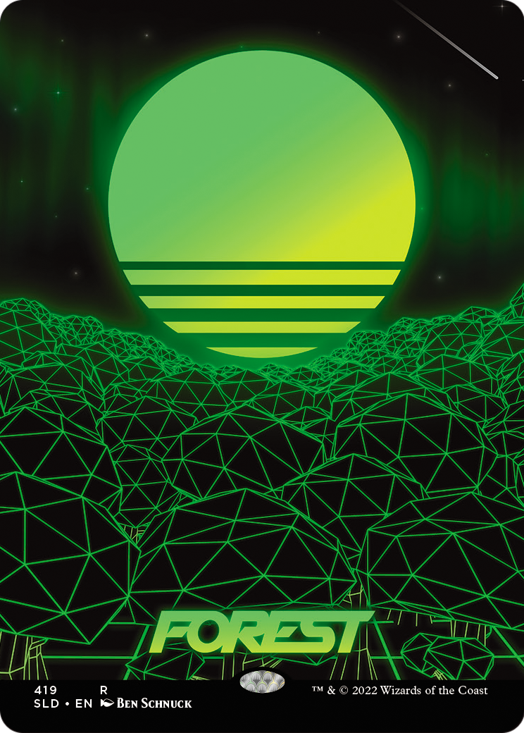 Forest (419) (SLD-419) [Secret Lair Drop] (Borderless)