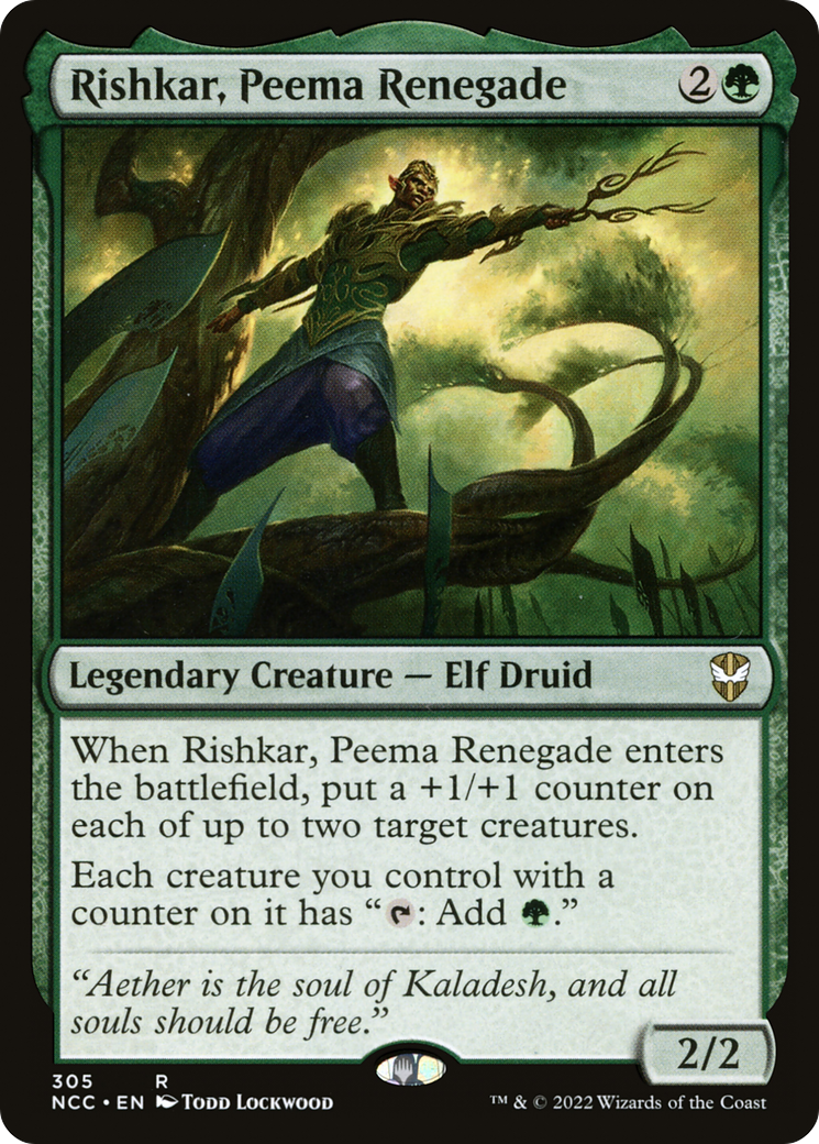 Rishkar, Peema Renegade (NCC-305) [New Capenna Commander] MTG Single Wizards of the Coast