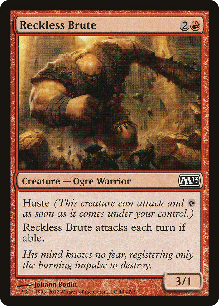 Reckless Brute (M13-144) [Magic 2013] MTG Single Wizards of the Coast