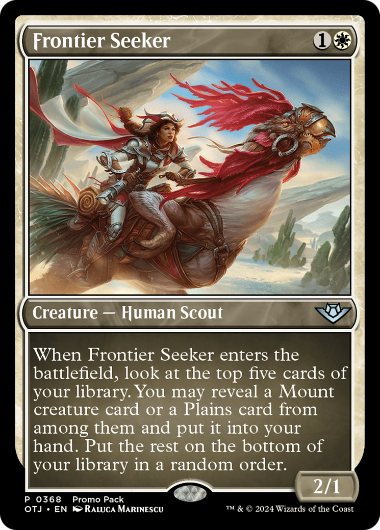 Frontier Seeker (PPOTJ-368) [Outlaws of Thunder Junction] MTG Single Wizards of the Coast