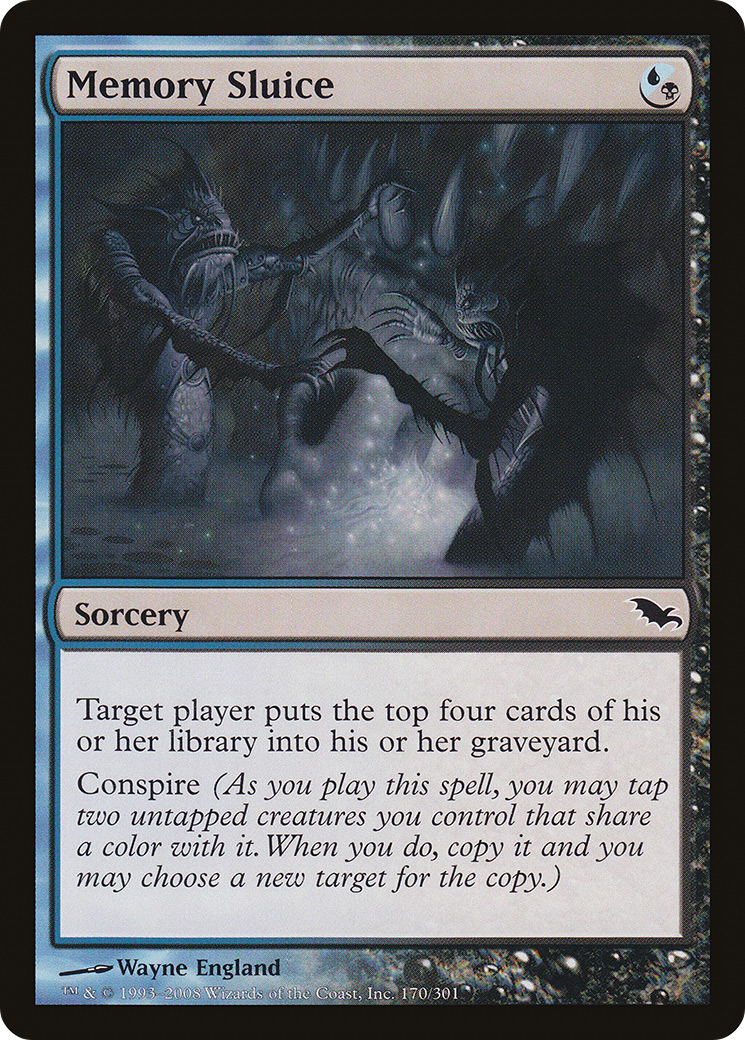 Memory Sluice (SHM-170) [Shadowmoor] MTG Single Wizards of the Coast