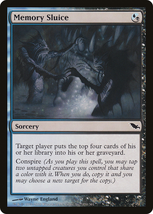Memory Sluice (SHM-170) [Shadowmoor] MTG Single Wizards of the Coast
