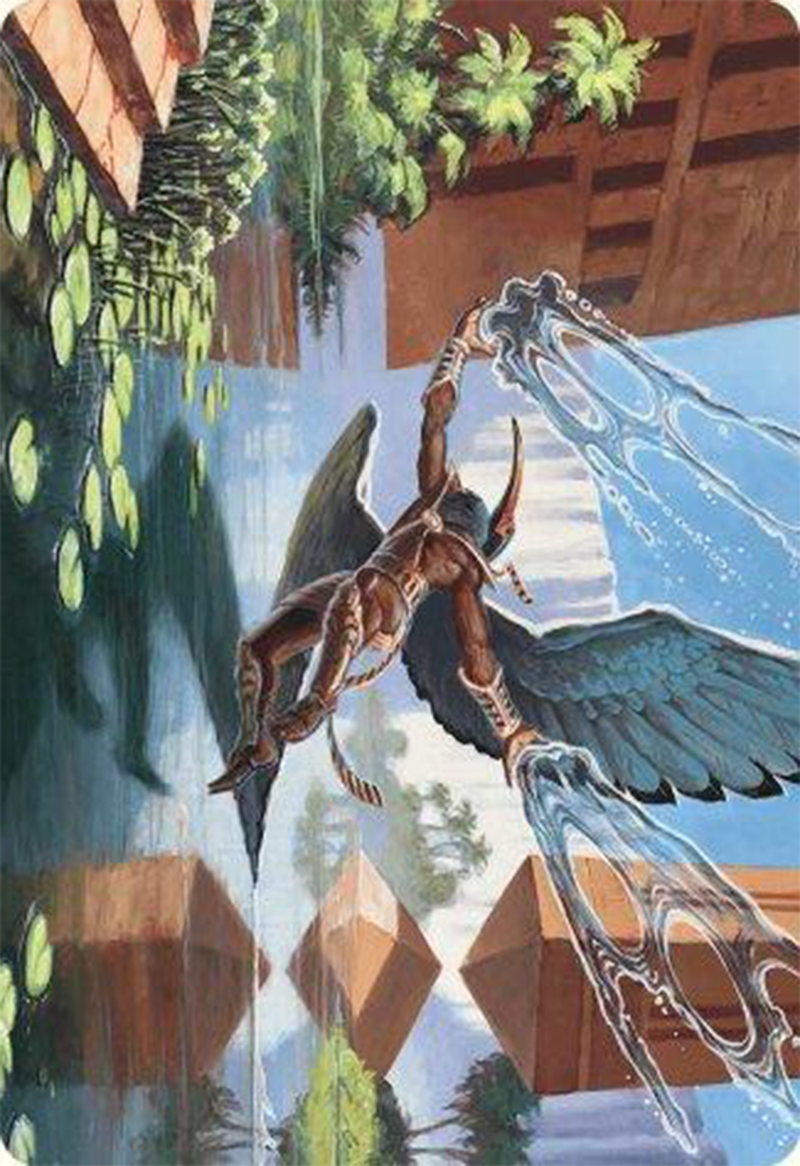 Nadu, Winged Wisdom Art Card [Art Series] Modern Horizons 3 MTG Single Magic: The Gathering