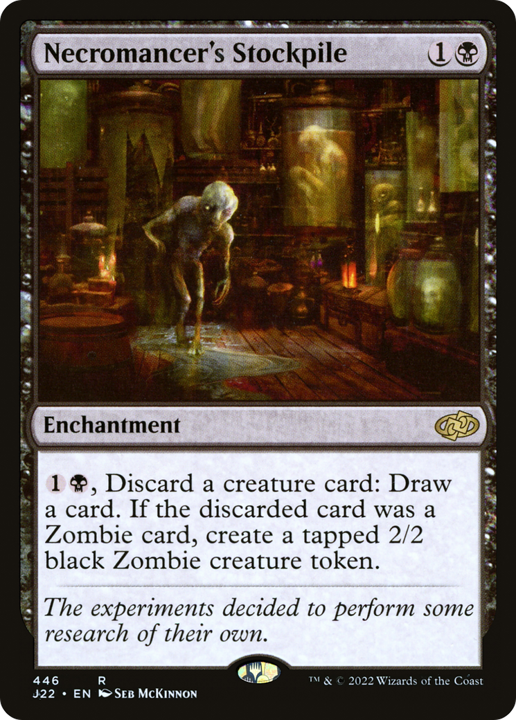 Necromancer's Stockpile (J22-446) [Jumpstart 2022] MTG Single Wizards of the Coast