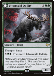 Ulvenwald Oddity // Ulvenwald Behemoth (VOW-225) [Innistrad: Crimson Vow] Foil MTG Single Wizards of the Coast