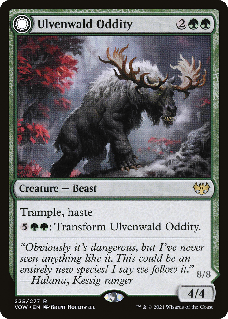 Ulvenwald Oddity // Ulvenwald Behemoth (VOW-225) [Innistrad: Crimson Vow] MTG Single Wizards of the Coast