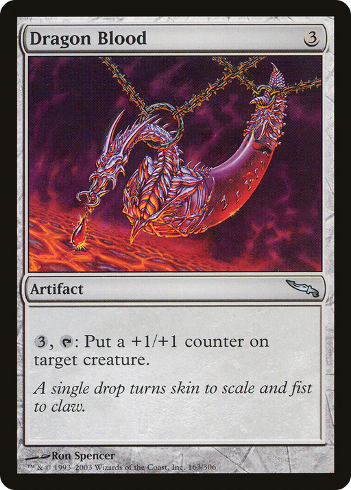 Dragon Blood (MRD-163) [Mirrodin] MTG Single Wizards of the Coast