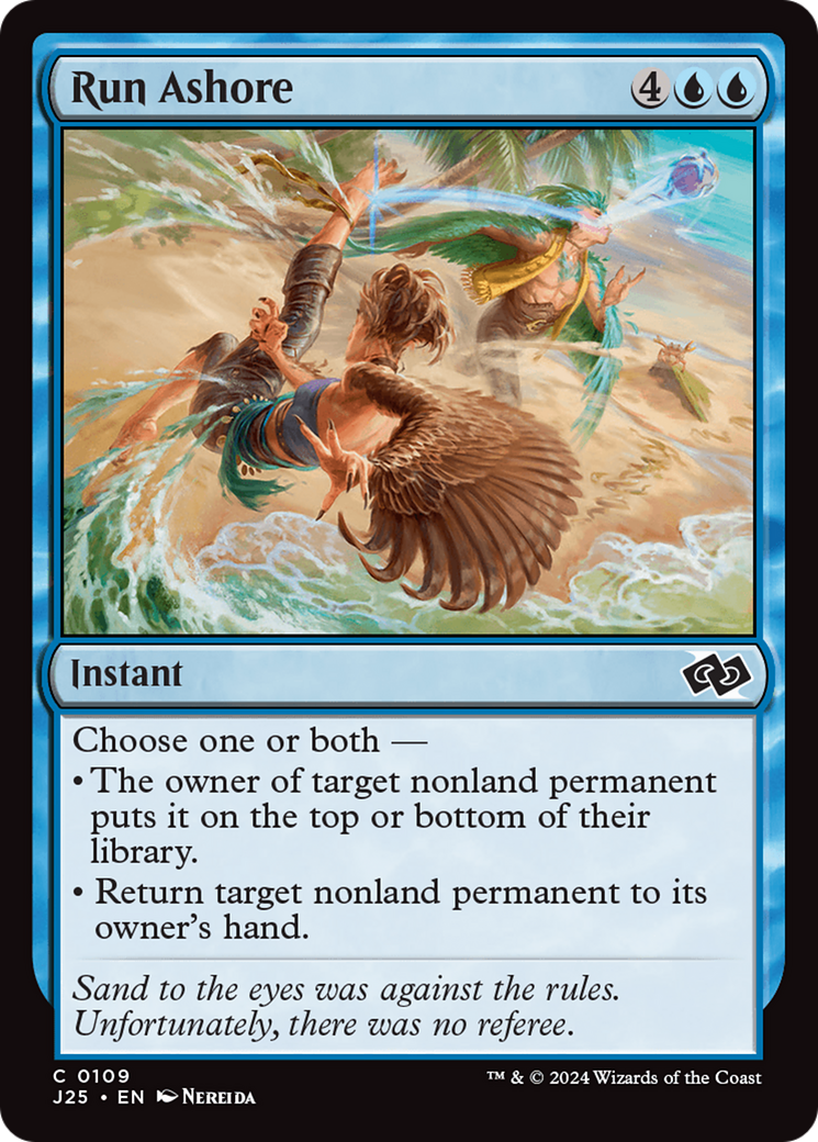 Run Ashore (J25-109) [Foundations Jumpstart] MTG Single Wizards of the Coast