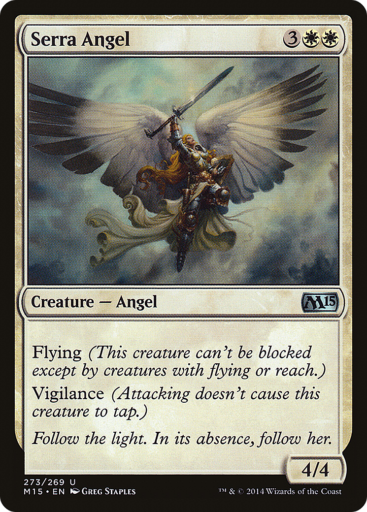 Serra Angel (M15-273) [Magic 2015] MTG Single Wizards of the Coast