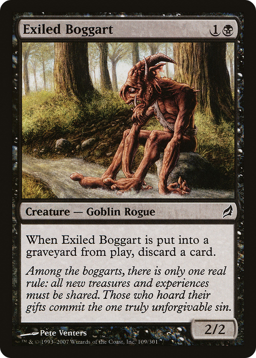 Exiled Boggart (LRW-109) [Lorwyn] MTG Single Wizards of the Coast