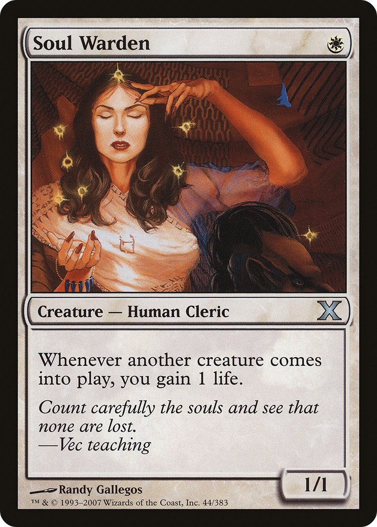Soul Warden (10E-044) [Tenth Edition] Foil MTG Single Wizards of the Coast