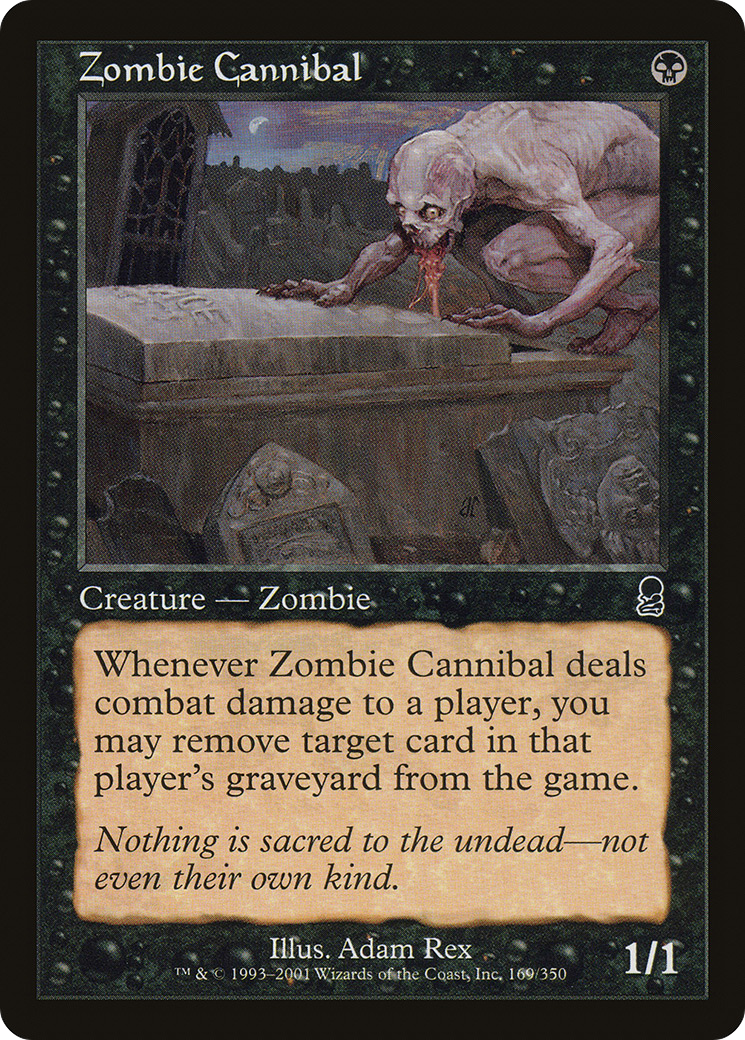 Zombie Cannibal (ODY-169) [Odyssey] Foil MTG Single Wizards of the Coast