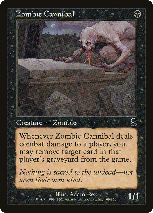 Zombie Cannibal (ODY-169) [Odyssey] Foil MTG Single Wizards of the Coast