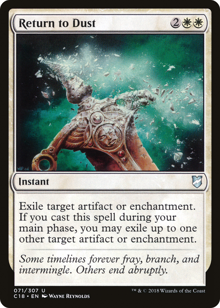 Return to Dust (C18-071) [Commander 2018] MTG Single Wizards of the Coast